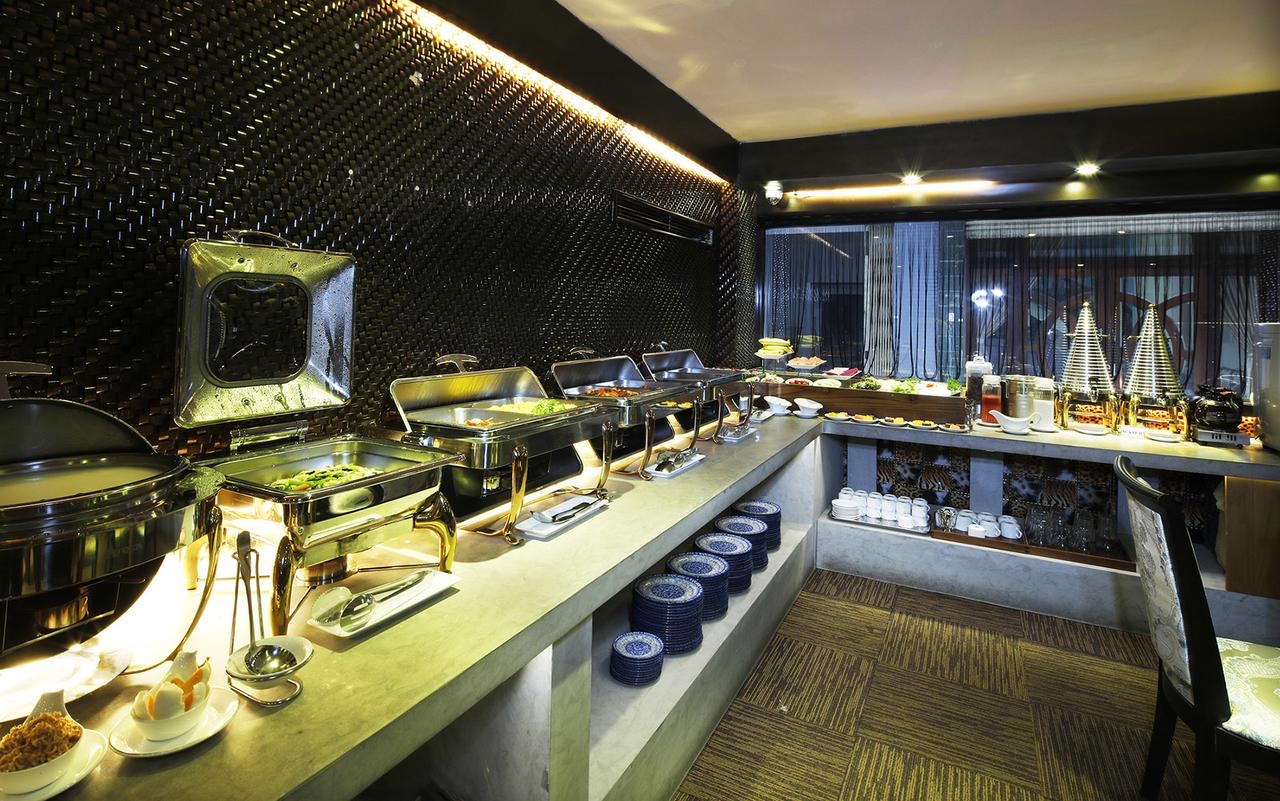 Breakfast buffet at The White Hotel